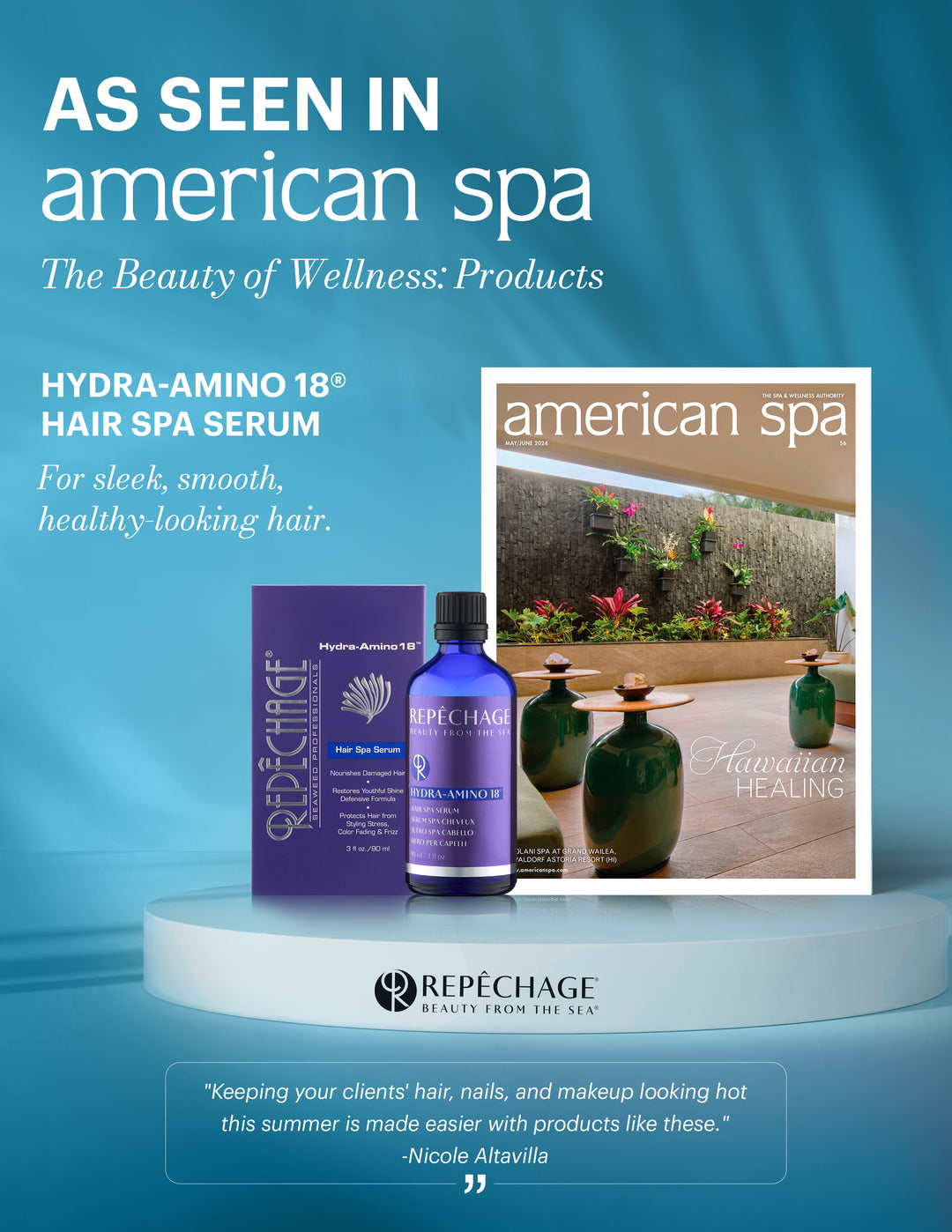 AS Hair Spa Serum Press Graphic 1 Shelftalker (8.5" x 11")