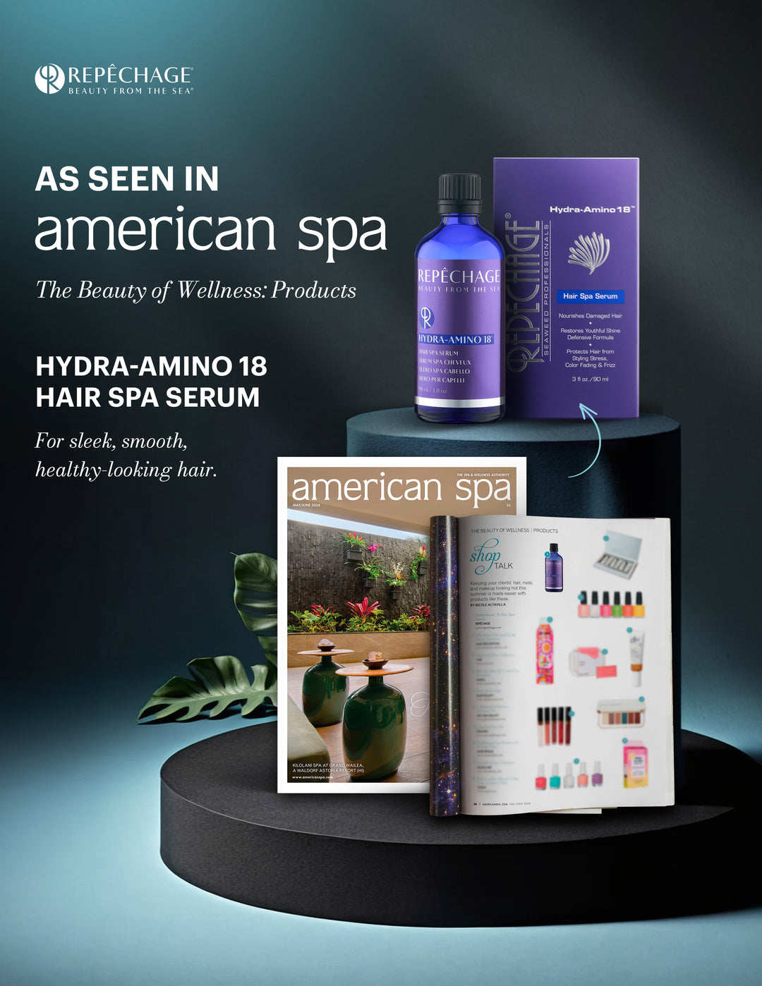 AS Hair Spa Serum Press Graphic 3 Shelftalker (8.5" x 11")