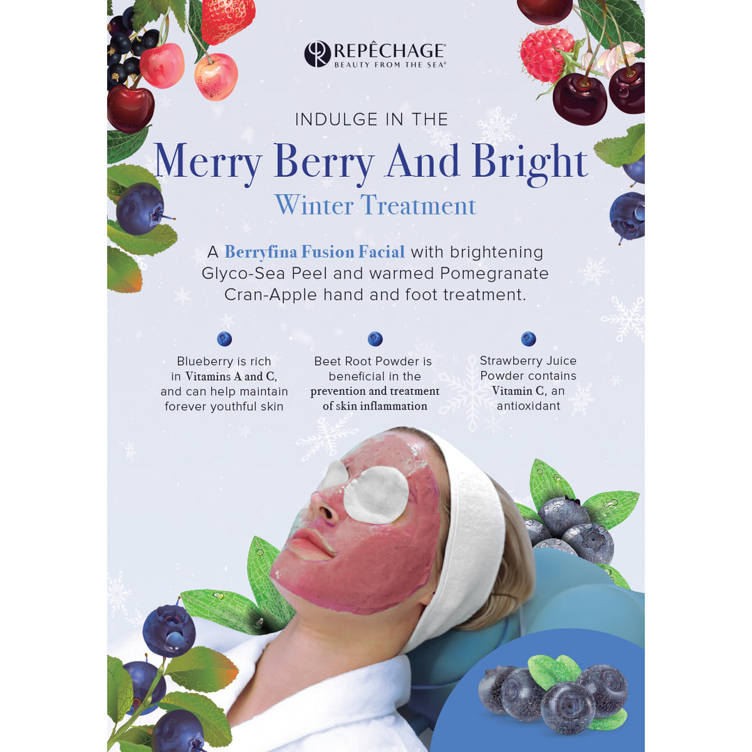 Merry Berry and Bright Winter Treatment shelftalker (5" x 7")