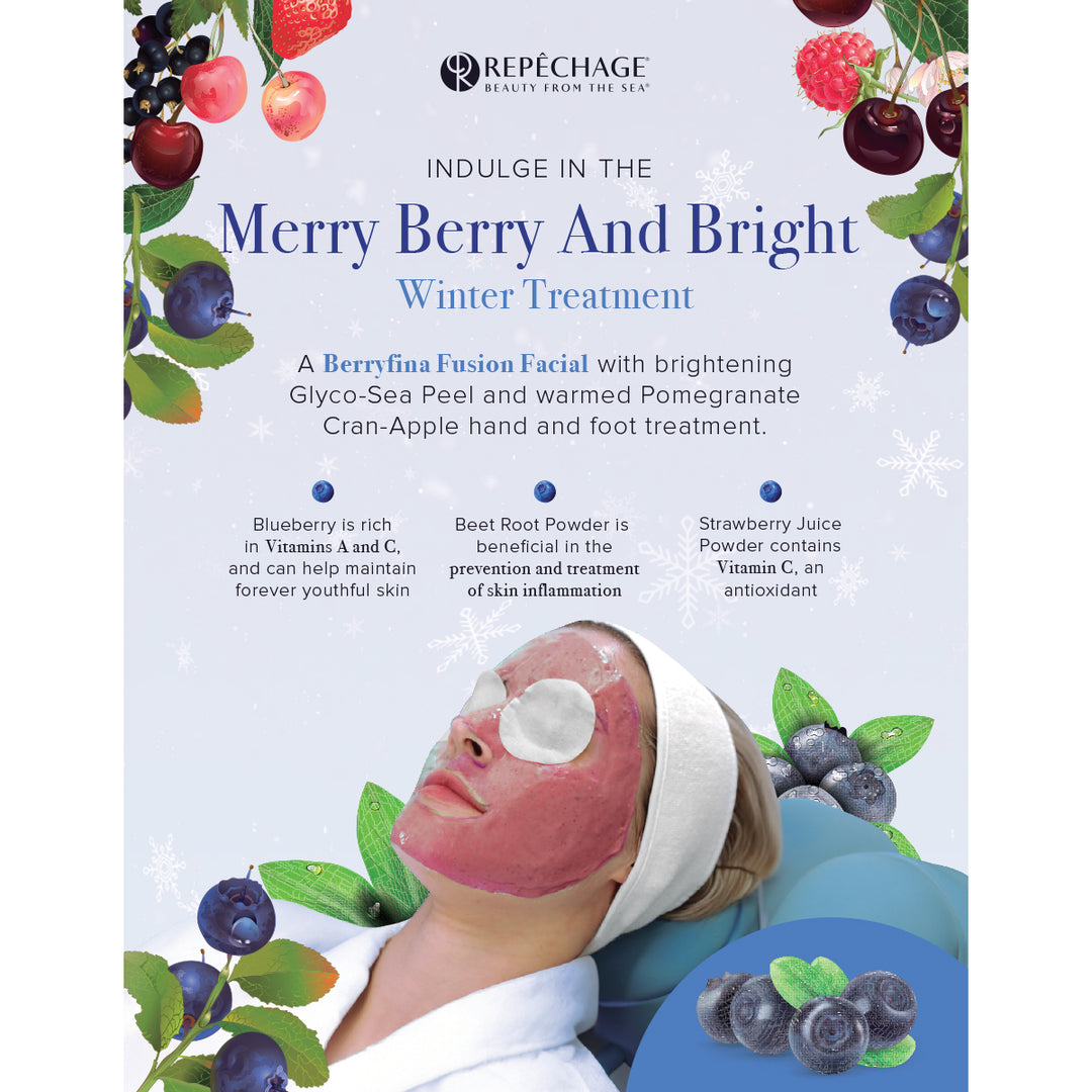 Merry Berry and Bright Winter Treatment shelftalker (8.5" x 11")
