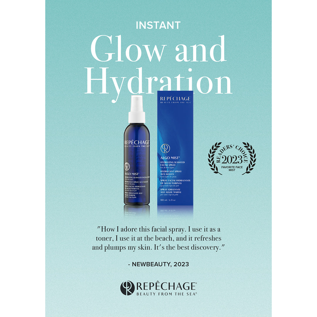 New Beauty Readers Choice Award Algo Mist Instant Glow & Hydration 1 Shelftalker (5" x 7")