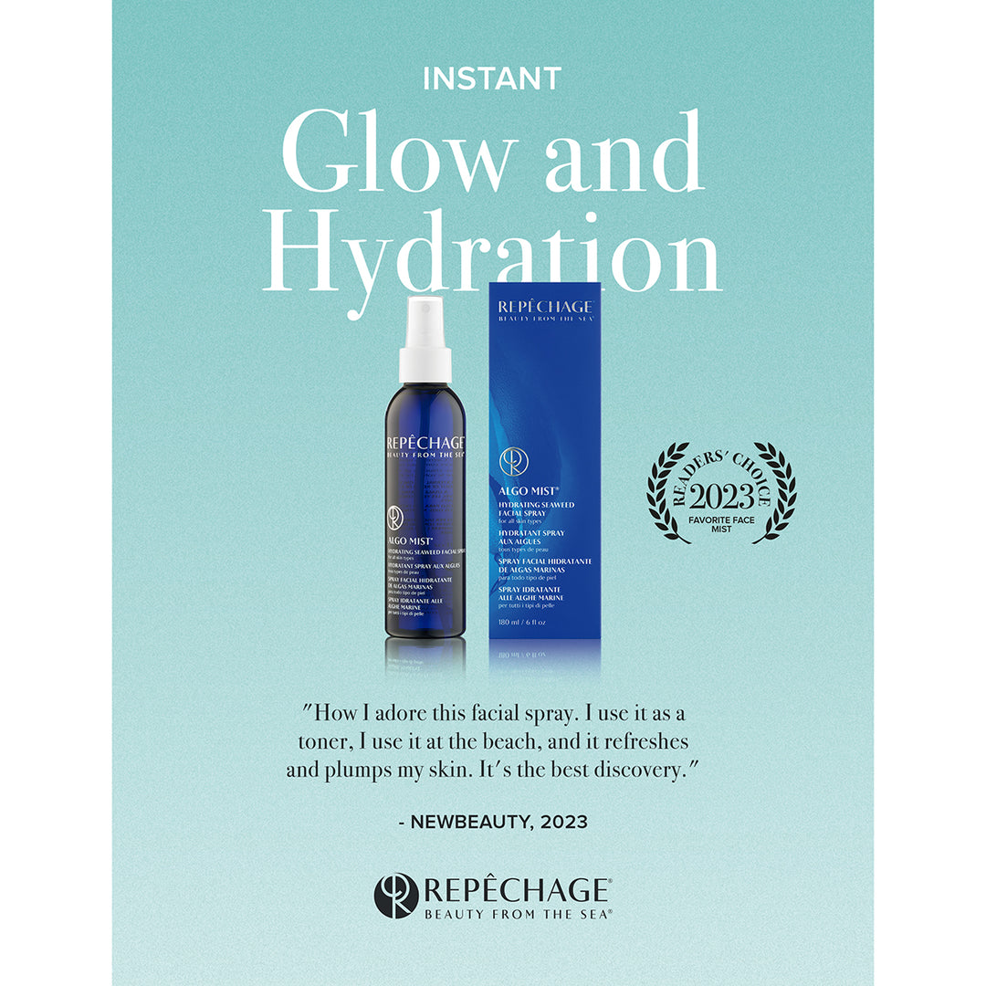 New Beauty Readers Choice Award Algo Mist Instant Glow & Hydration 1 Shelftalker (8.5" x 11")