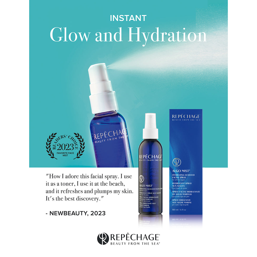 New Beauty Readers Choice Award Algo Mist Instant Glow & Hydration 2 Shelftalker (8.5" x 11")