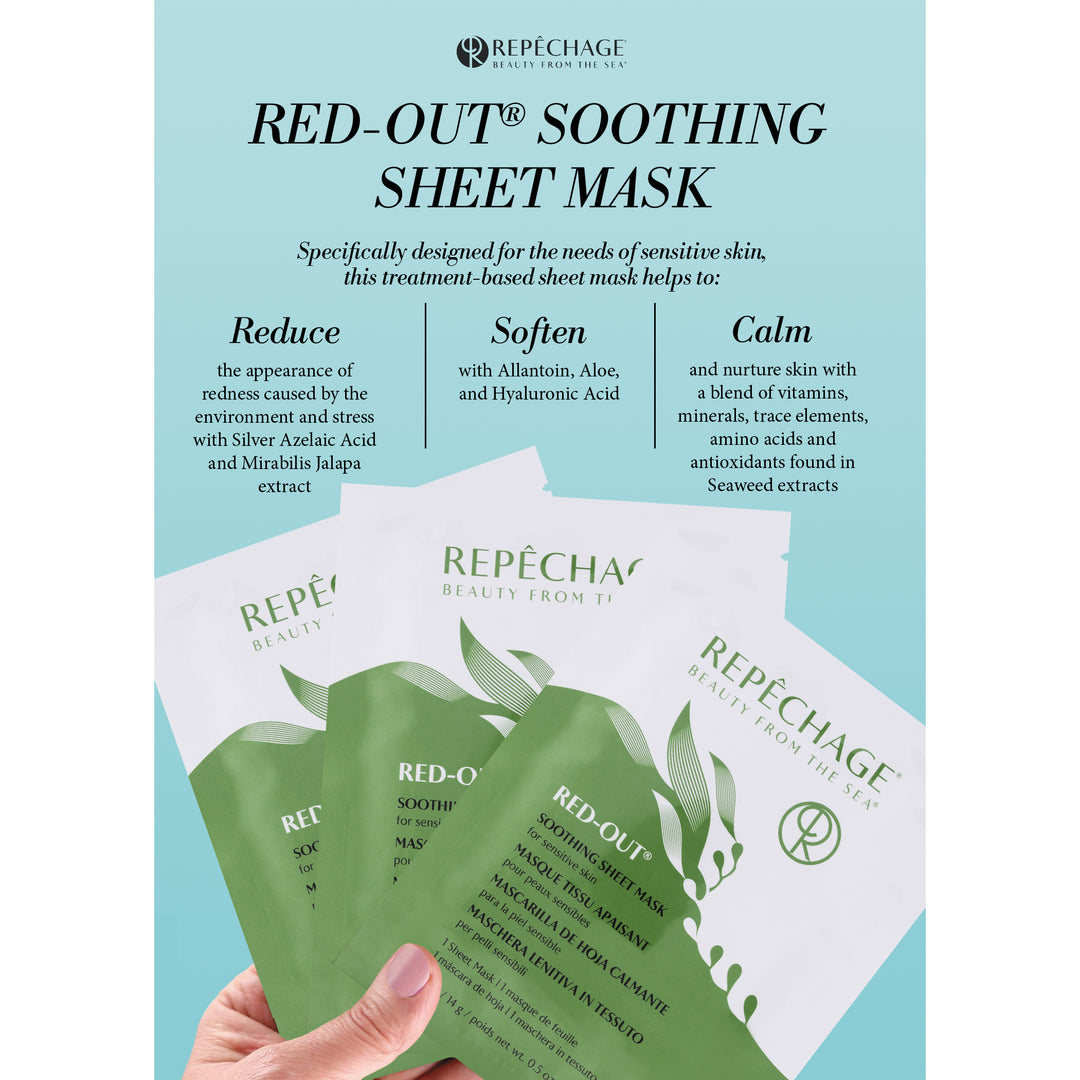 Hydra 4® Red-Out® Sheet Mask Shelftalker