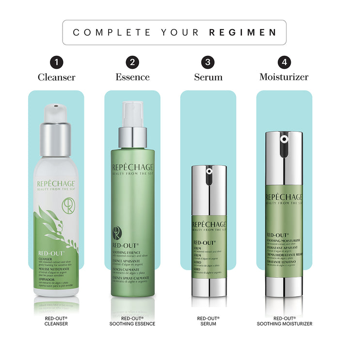 Red-Out Soothing Moisturizer with seaweed extract and silver