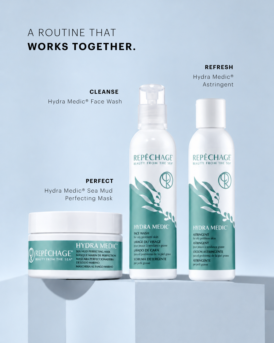 FREE Hydra Medic Astringent w/ Purchase of Hydra Medic Face Wash & Hydra Medic Sea Mud Perfecting Mask