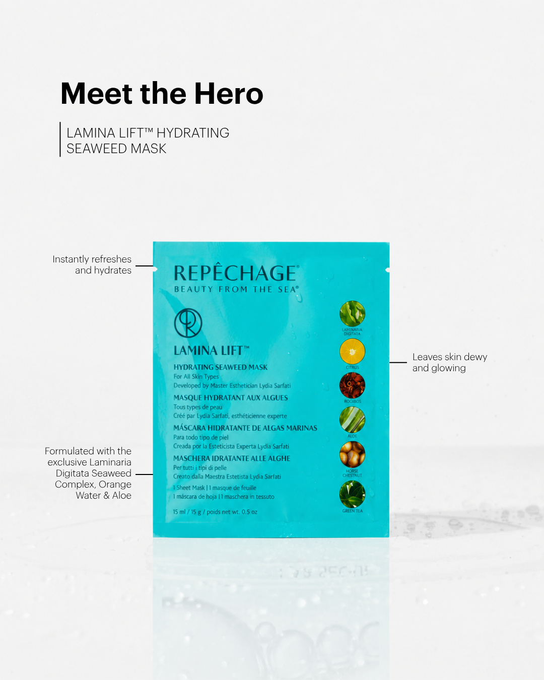 Repêchage® Lamina Lift™ Hydrating Seaweed Mask For All Skin Types
