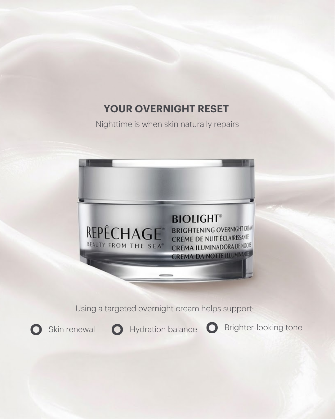 Biolight® Brightening Overnight Cream With Laminaria Complex