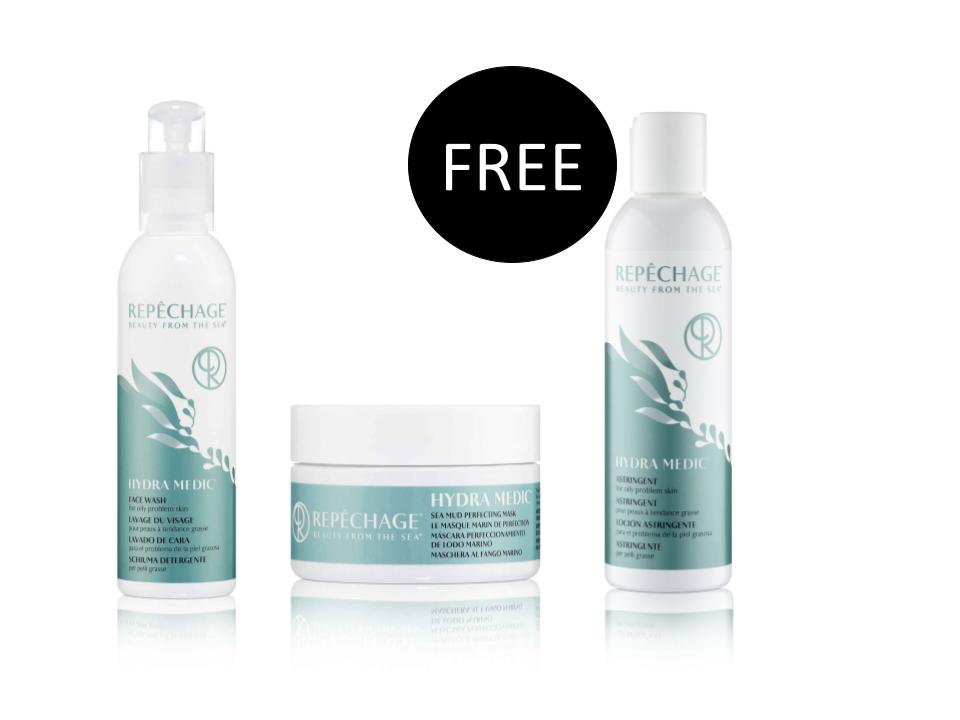 FREE Hydra Medic Astringent w/ Purchase of Hydra Medic Face Wash & Hydra Medic Sea Mud Perfecting Mask