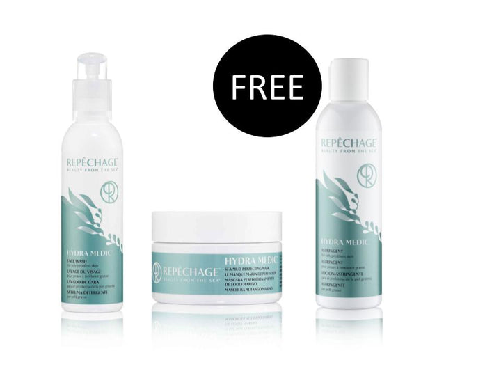 FREE Hydra Medic Astringent w/ Purchase of Hydra Medic Face Wash & Hydra Medic Sea Mud Perfecting Mask